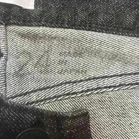 Moussy Vintage Black Distressed Diana Skinny Denim Jeans Frayed Size 24 - Picture 8 of 10